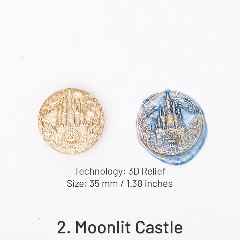 3D Relief Halloween Wax Seal Stamps (5 Designs) sku-2