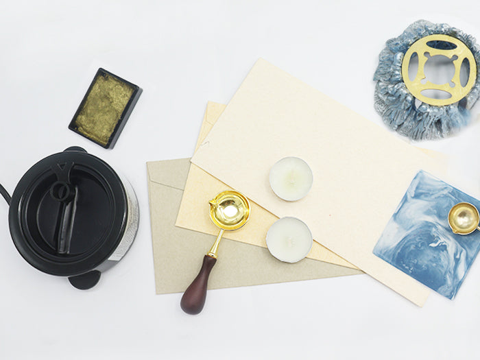 Sealing Accessories - Melting Equipment & Handles & Spoons & Envelopes & Dreed Flowers
