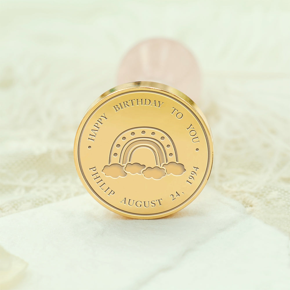 Birthday Bliss Custom Wax Seal Stamp - Style 14 14-3