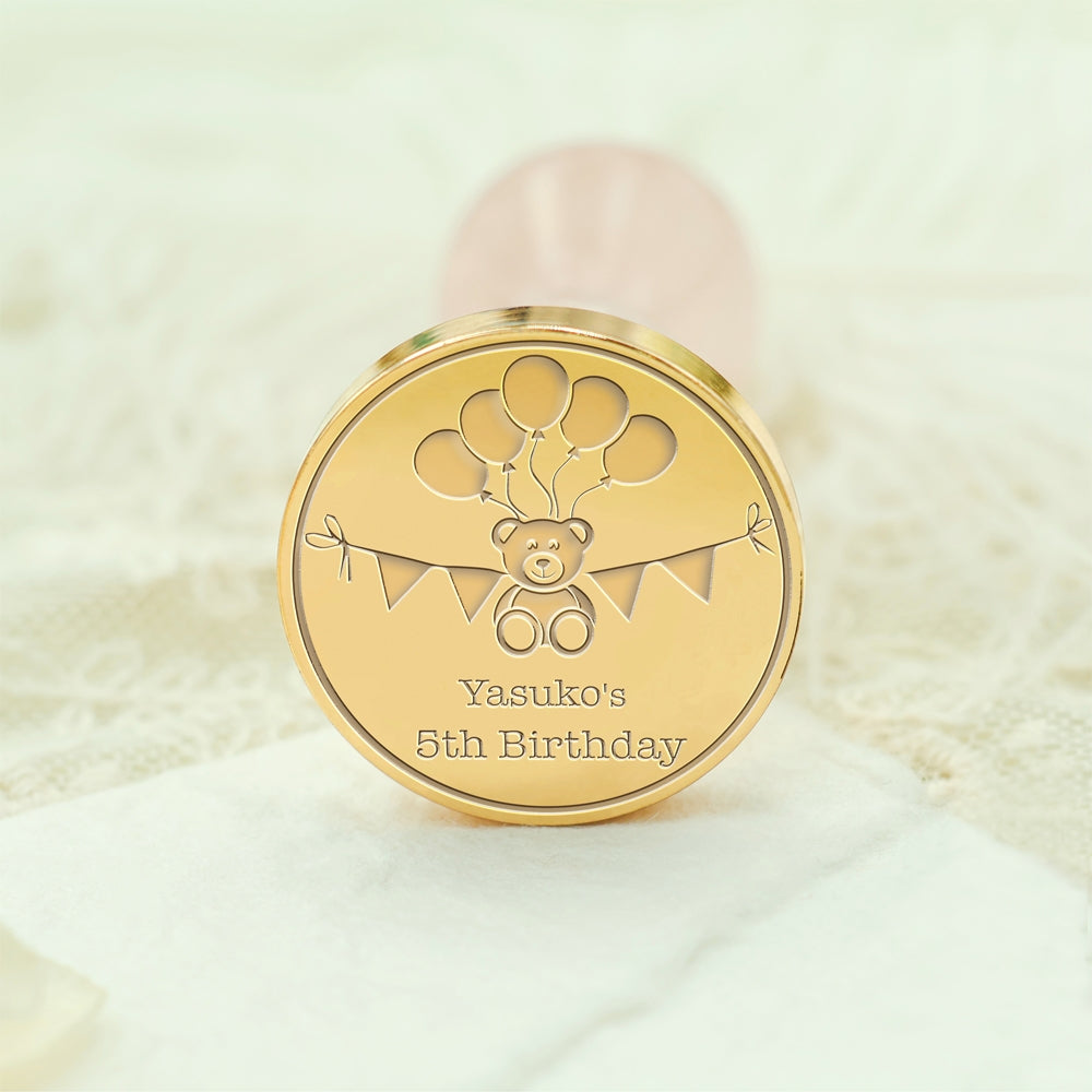 Birthday Bliss Custom Wax Seal Stamp - Style 16 16-3