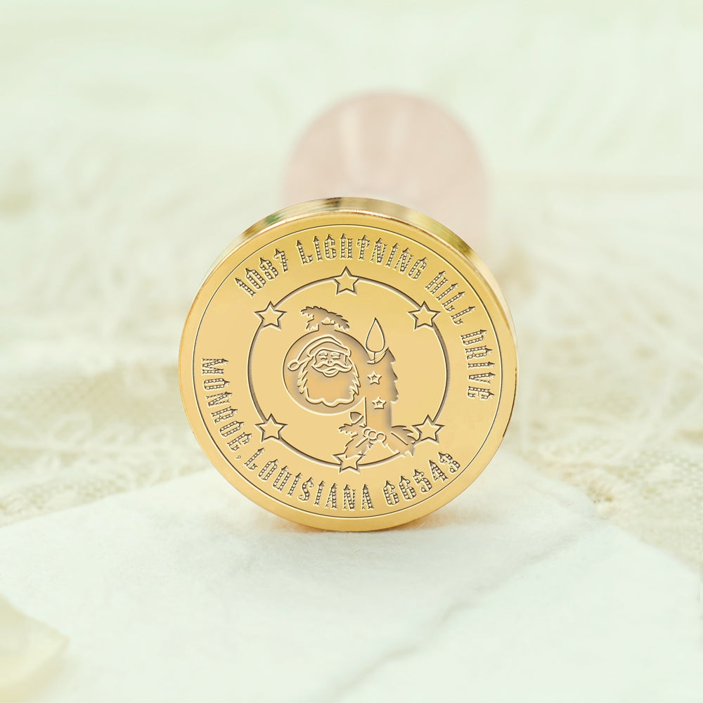 Christmas Deers Custom Address Wax Seal Stamp-26-copy Custom-Name-Wax-Seal-Stamp-(27-Designs)3