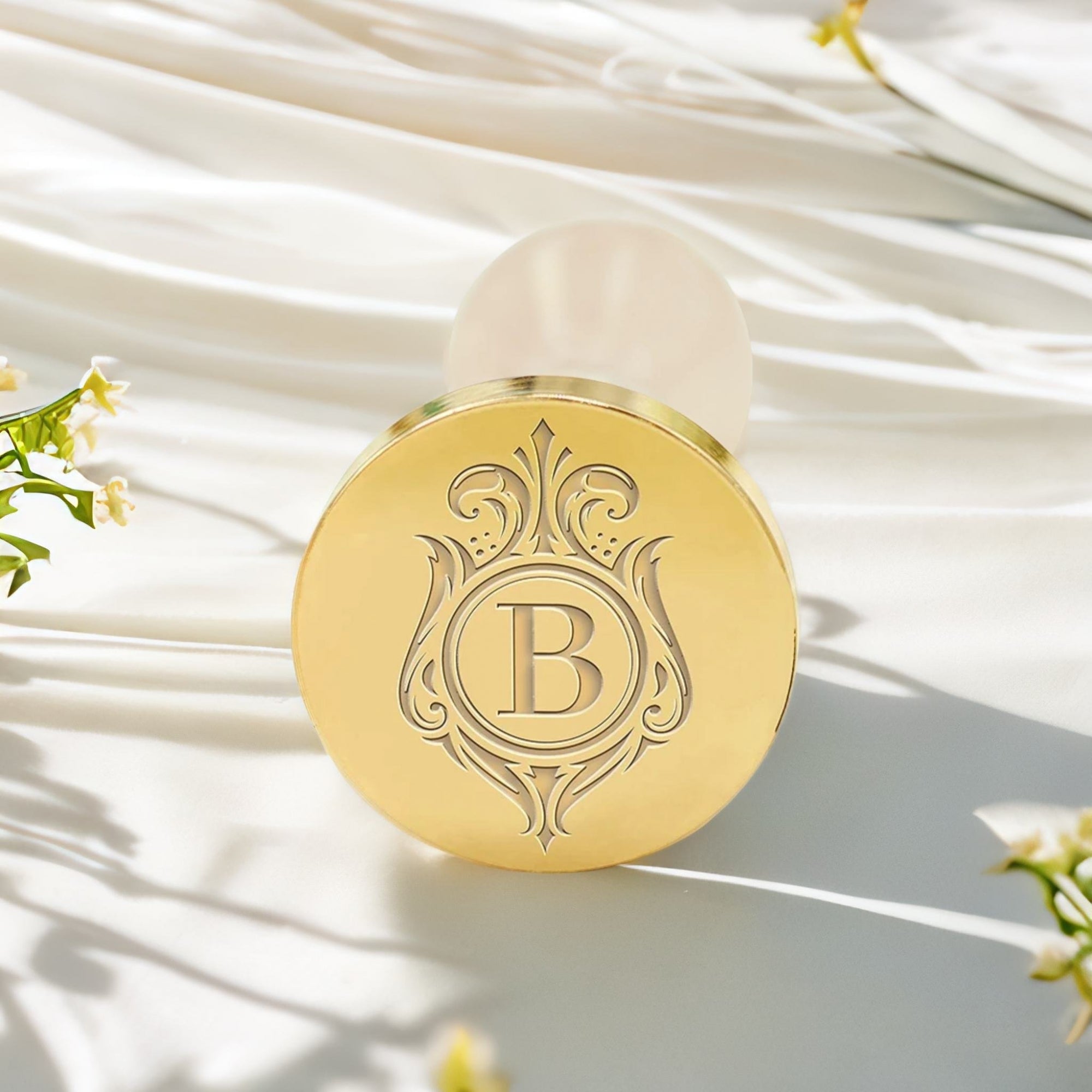 Custom Crest Wax Seal Stamps with Family, Business Logos - No.2