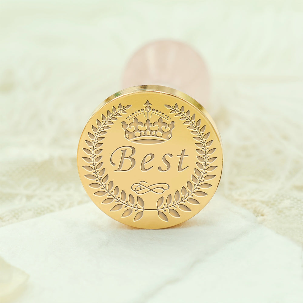 Custom Name Wax Seal Stamp - Style 22 22-3