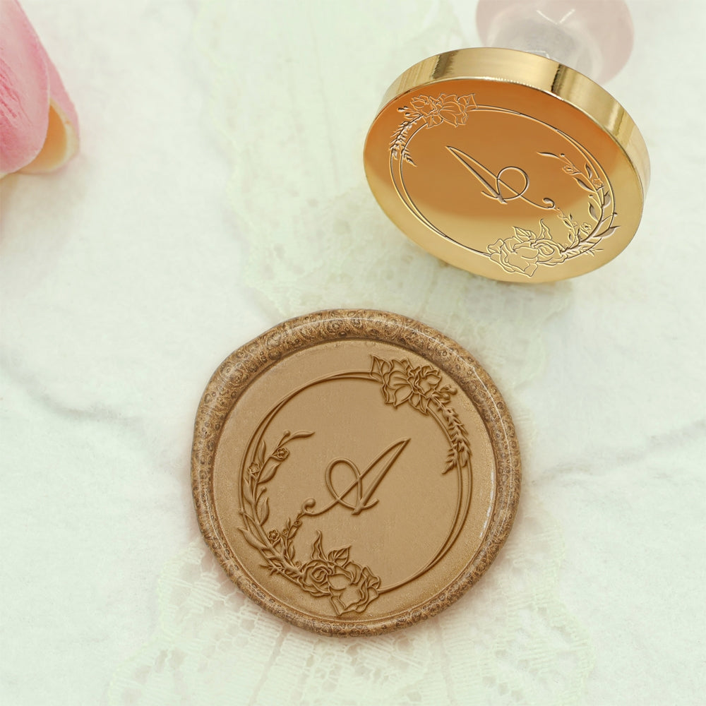 Custom Single Letter Wax Seal Stamp - Style 20 20