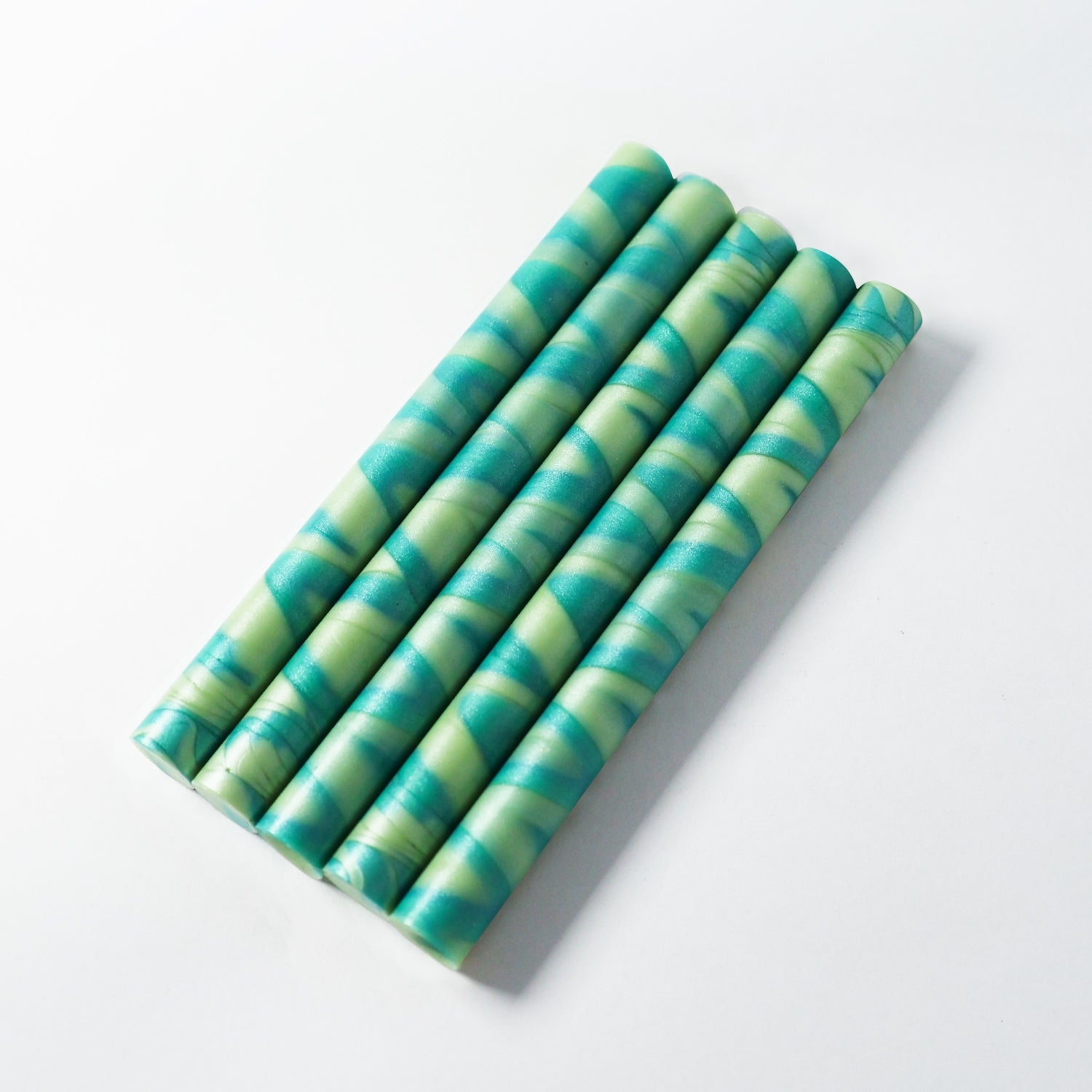 Dreamy Mixed Color Glue Gun Sealing Wax Stick - Green Cyan
