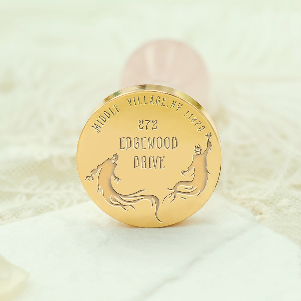 Halloween Custom Address Wax Seal Stamp - Style 7