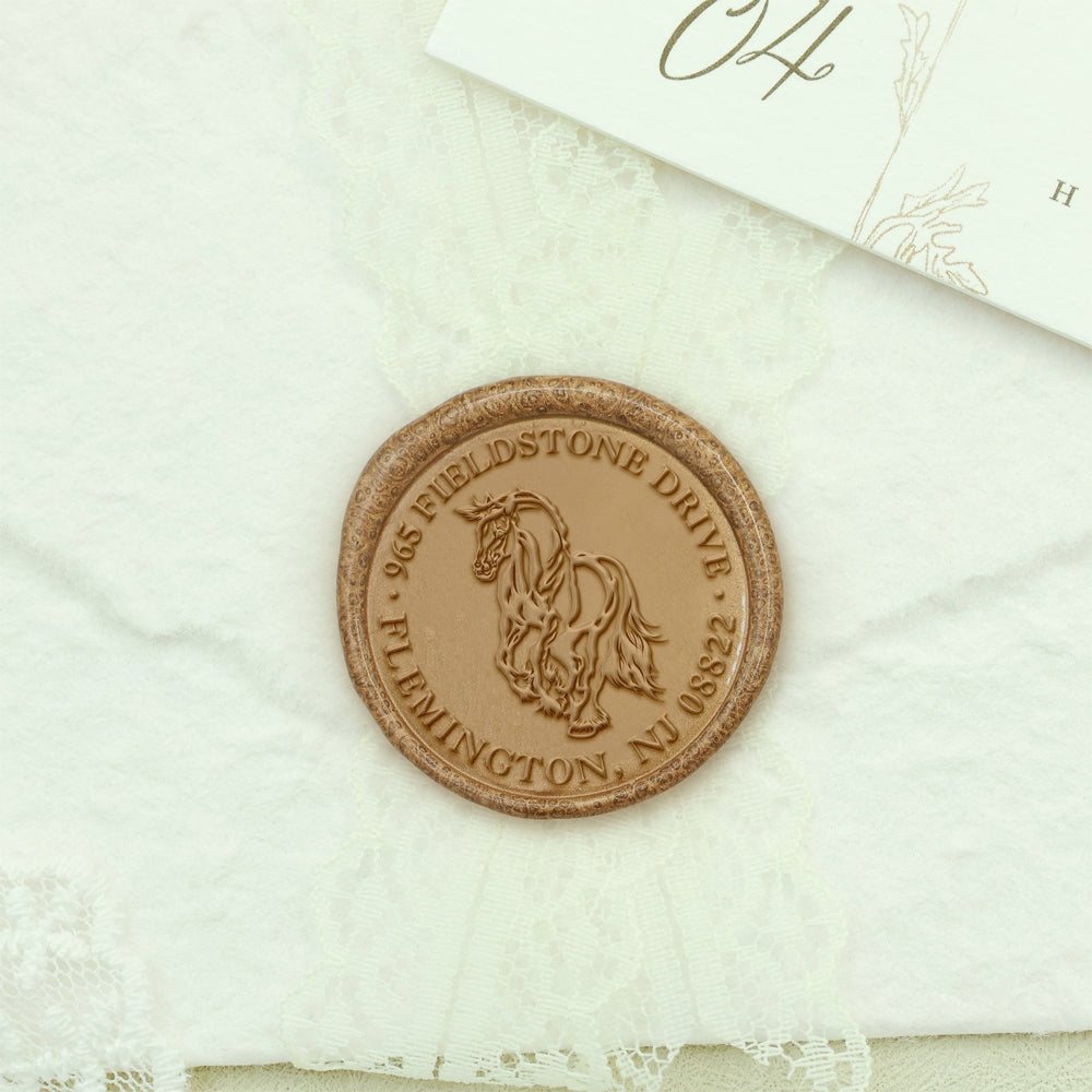 Wildlife Impressions Custom Sea Turtle Address Wax Seal Stamp-23 23-2