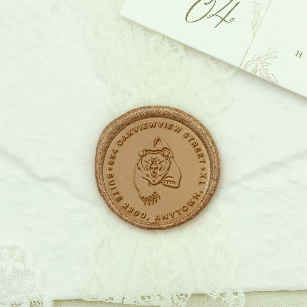 Wildlife Impressions Custom Sea Turtle Address Wax Seal Stamp-24 24-2
