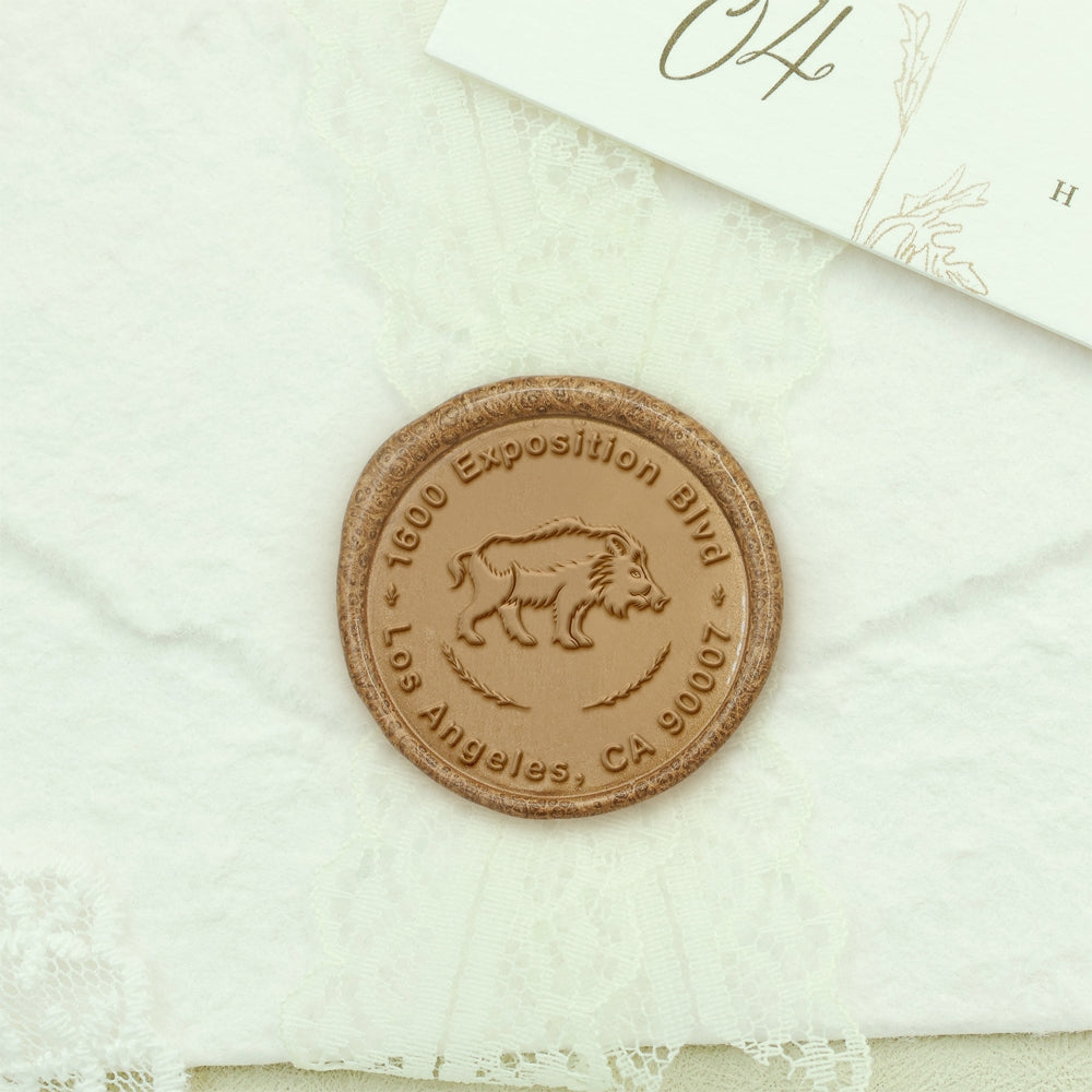 Wildlife Impressions Custom Sea Turtle Address Wax Seal Stamp-7 7-2