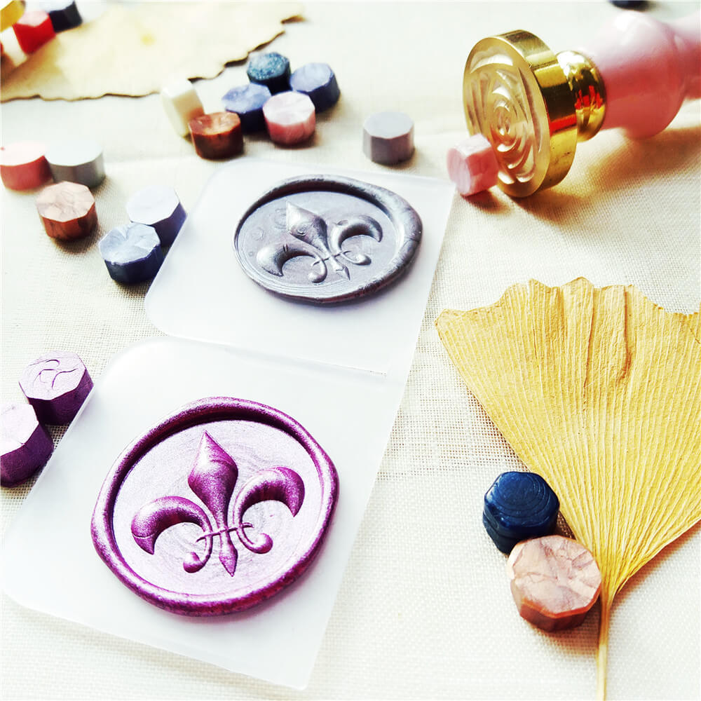 Relief Fleur de Lis Wax Seal Stamp