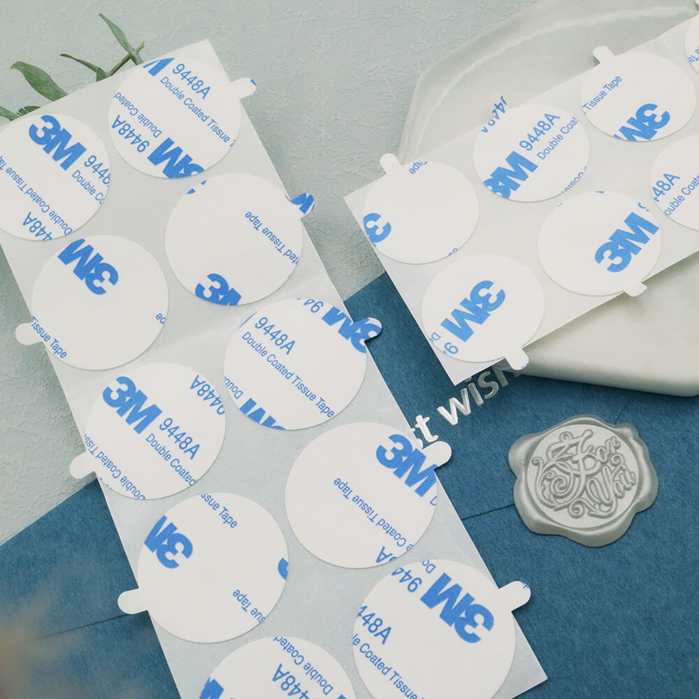 Long-lasting 3M Double Sided Adhesive Backings for Wax Seals from AMZ Deco