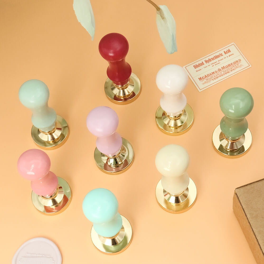 AMZ Deco Detachable Pastel Wax Seal Stamp Handle