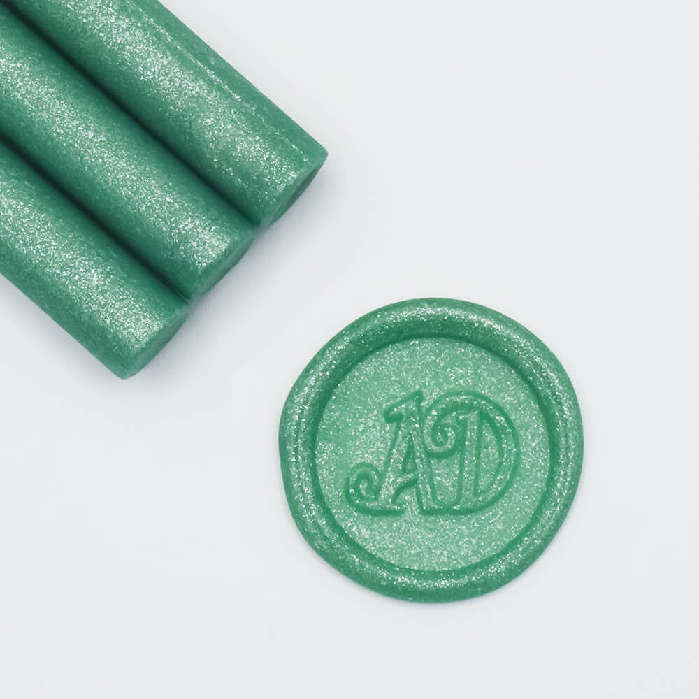 AMZ Deco Glitter Cyan Glue Gun Sealing Wax Stick