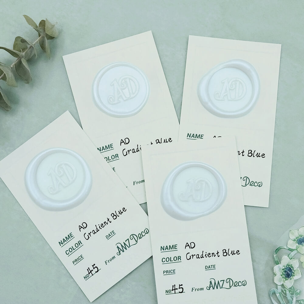 AMZ Deco Gradient Blue Flexible Glue Gun Sealing Wax Stick