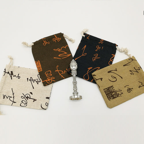 Small Burlap Gift Bag of Different Sizes