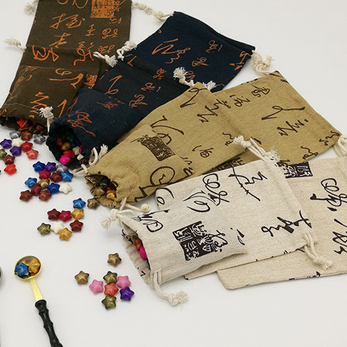 Japanese Style Burlap Gift Bag of Different Sizes