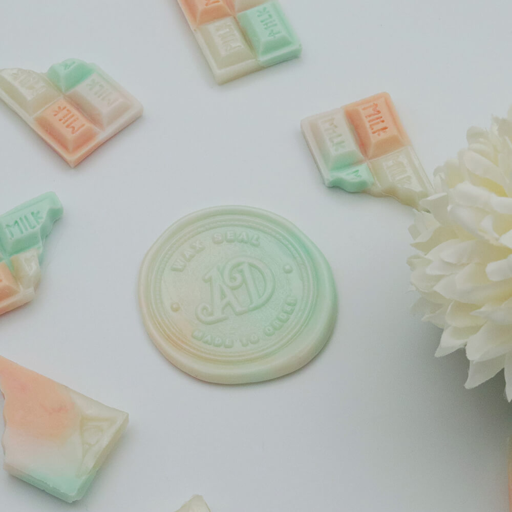 Peppermint Chocolate Bar Shaped Sealing Wax Blocks
