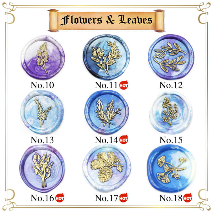 Customizable & Herbs Wax Seal Stamp