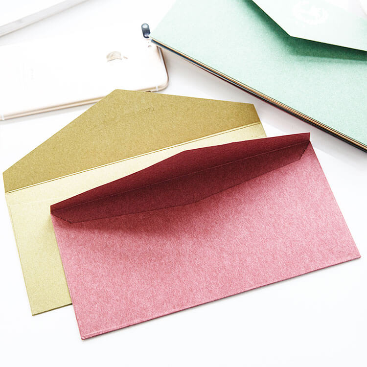 Red Foiled Envelope with Greetings