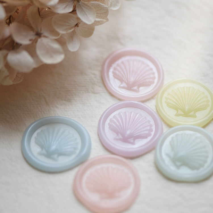 Heart Shaped Jelly & Glitter Sealing Wax Beads (7 Colors)