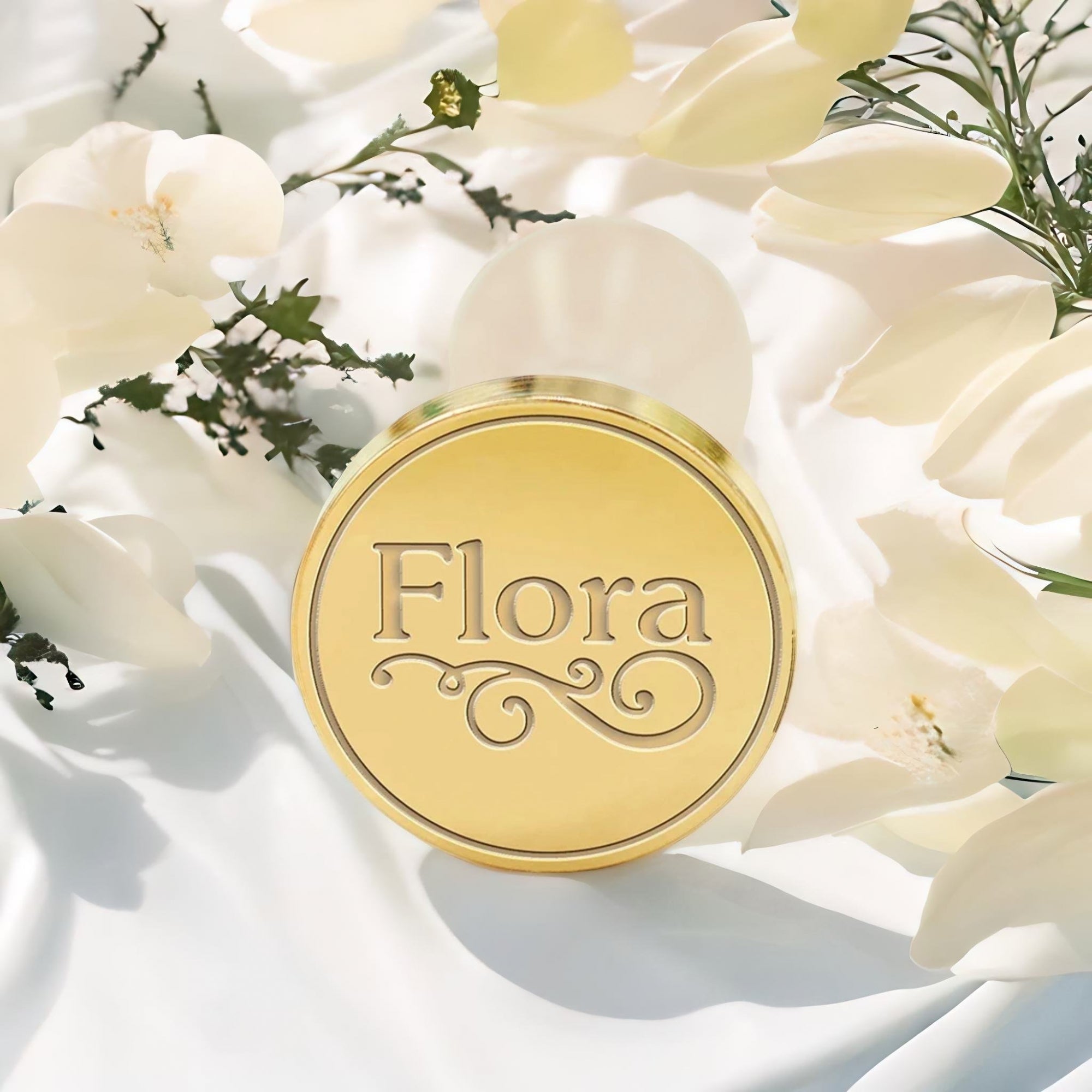 Curly Vine Custom Name Wax Seal Stamp