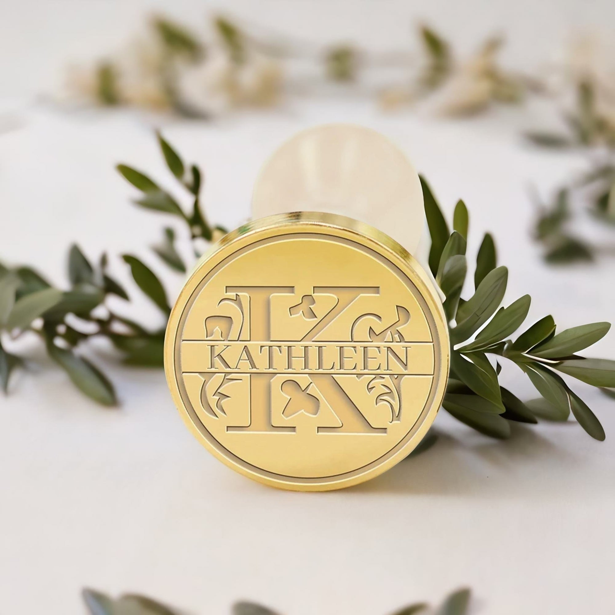 Custom Capital Letter Name Wax Seal Stamp - Letter K-1
