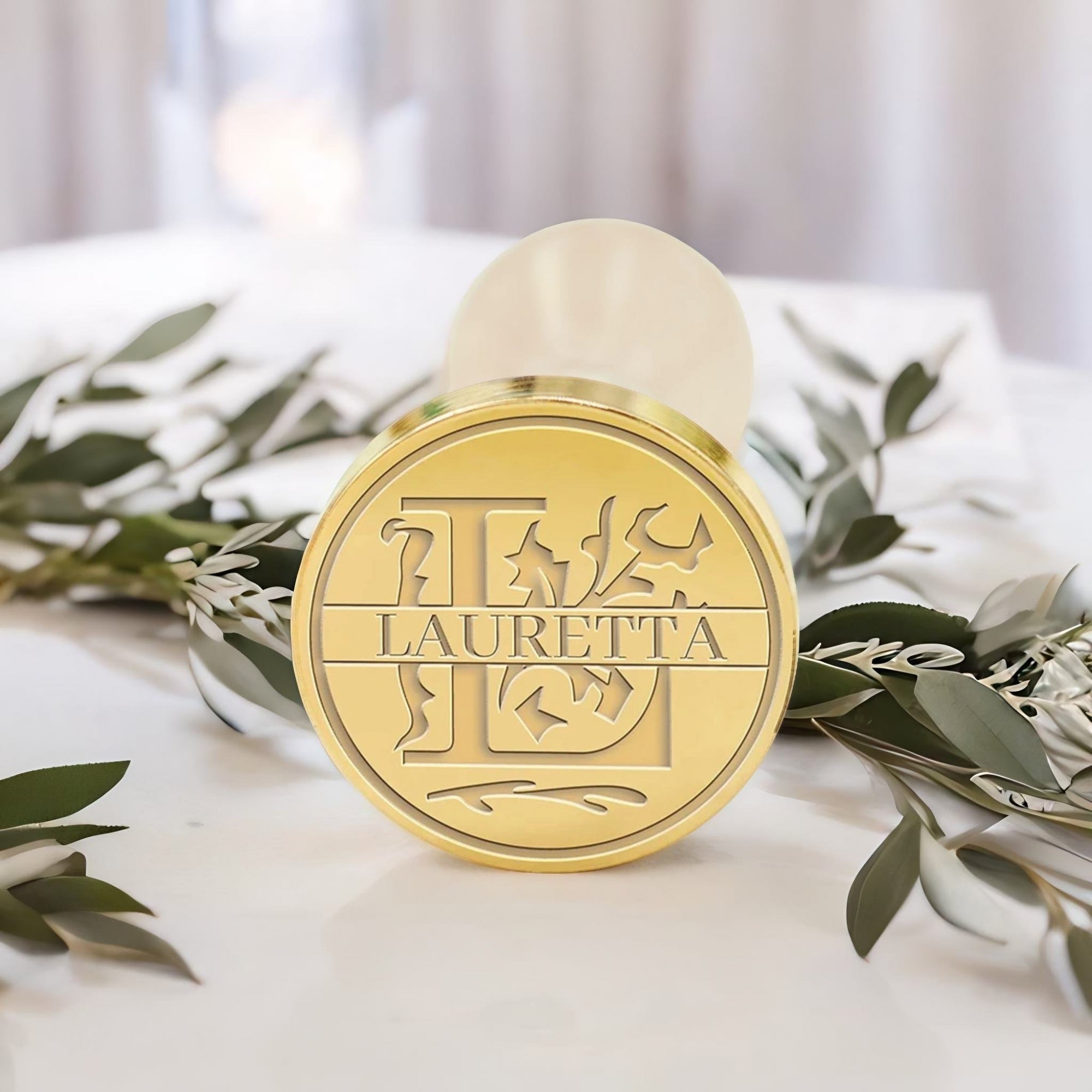 Custom Capital Letter Name Wax Seal Stamp - Letter L-1