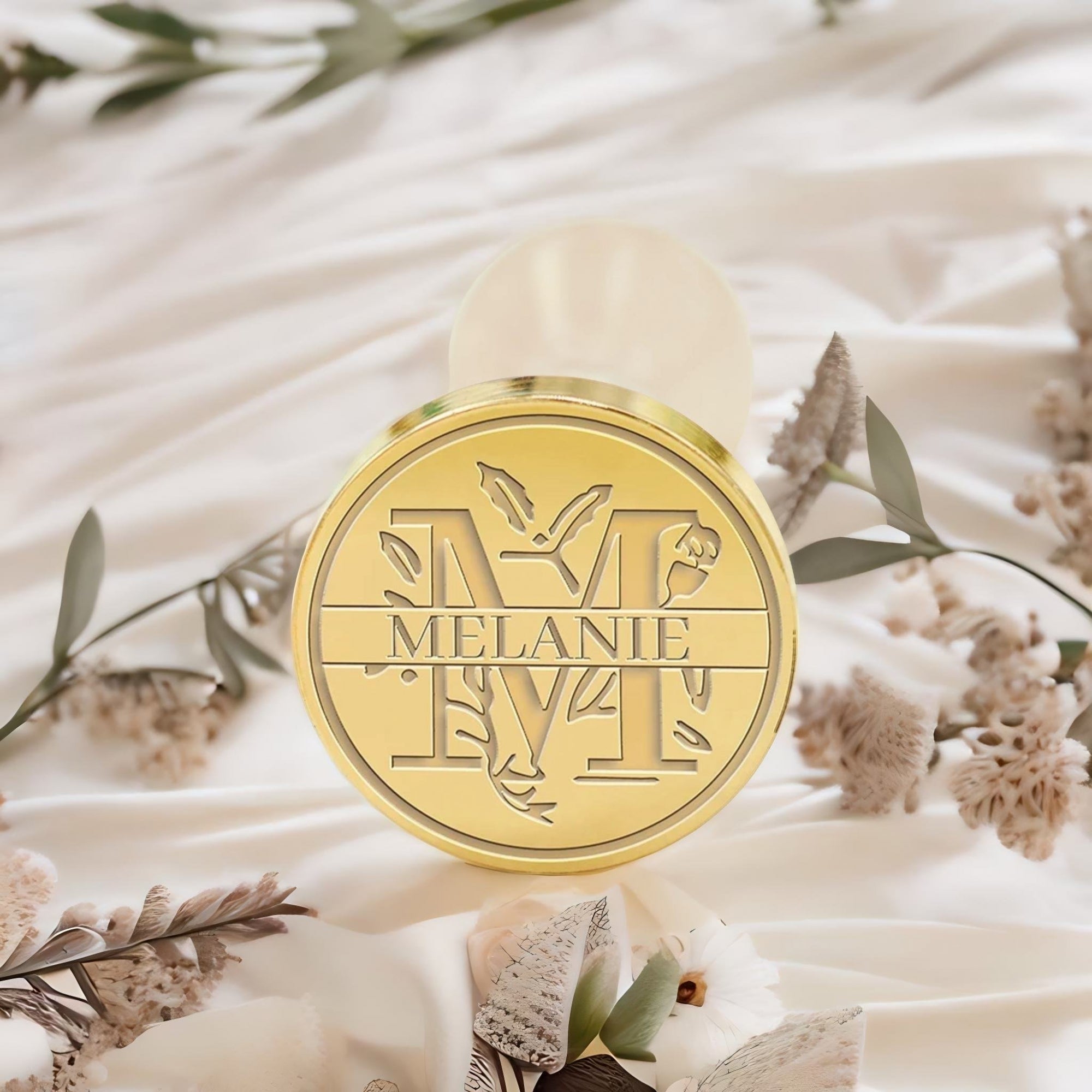 Custom Capital Letter Name Wax Seal Stamp - Letter M-1