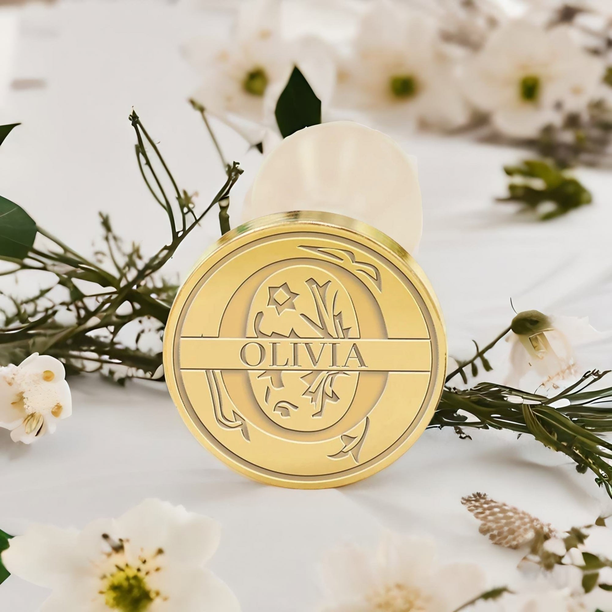 Custom Capital Letter Name Wax Seal Stamp - Letter O-1