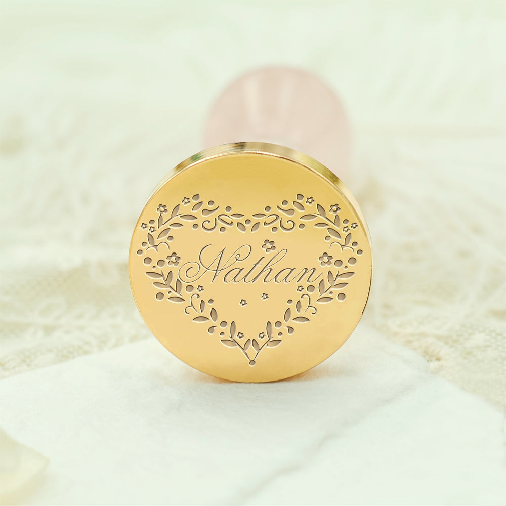 Custom Name Wax Seal Stamp - Style 11 11-3