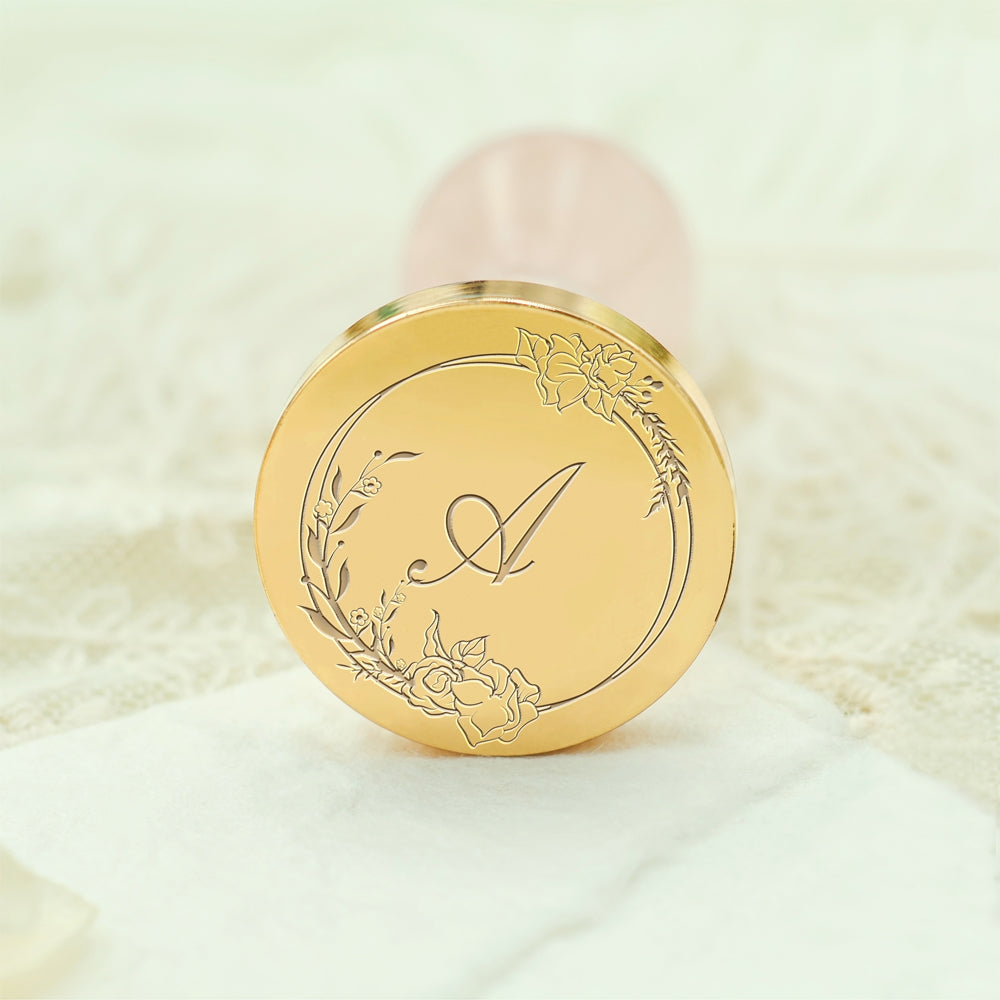 Custom Single Letter Wax Seal Stamp - Style 20 20-3