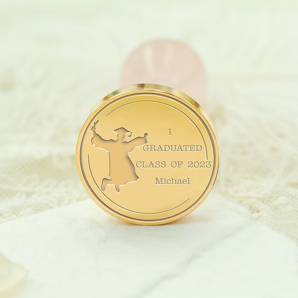Happy Graduation Custom Wax Seal Stamp - Style 20 20-3