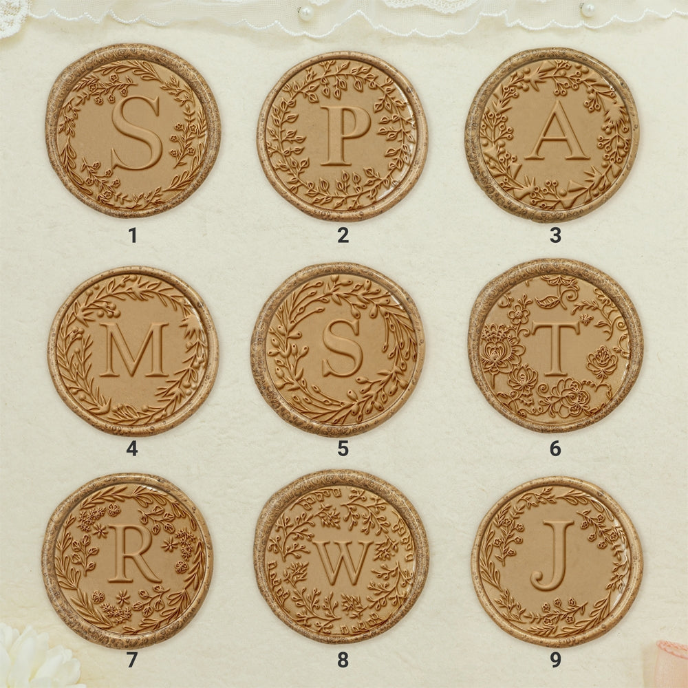 Name Wax Seal Stamp - （27 Design） -sku1