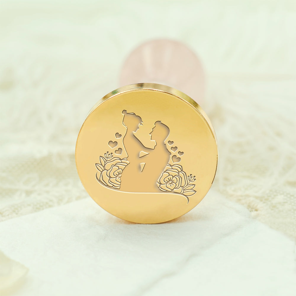 Wedding Symbol Wax Seal Stamp - Style 26 26-3