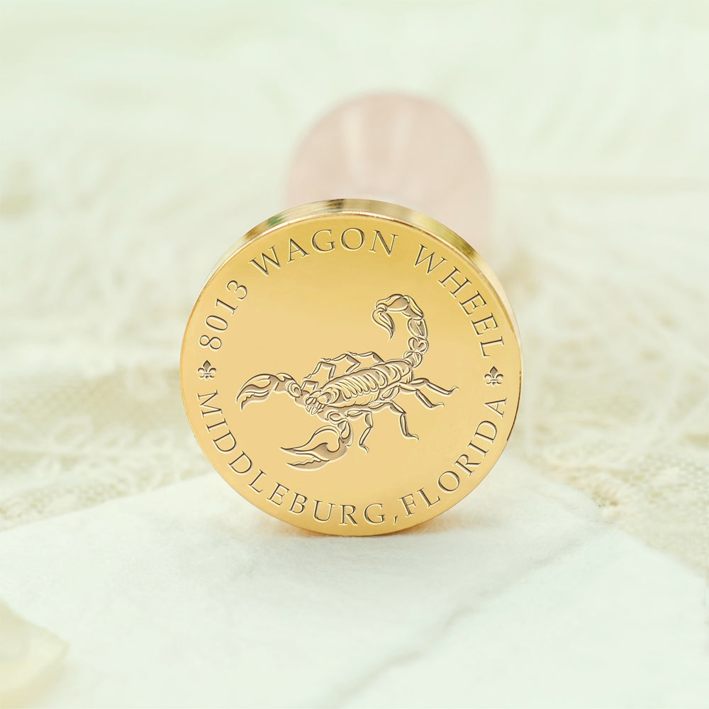 Wildlife Impressions Custom Sea Turtle Address Wax Seal Stamp-20 20-3