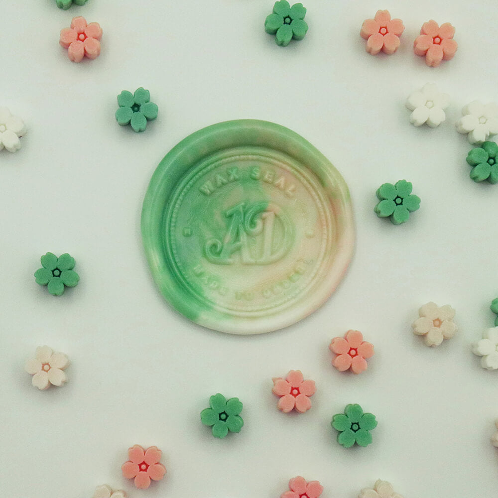 Two tone Cherry Blossom Mixed Color Sealing Wax Beads from AMZ Deco