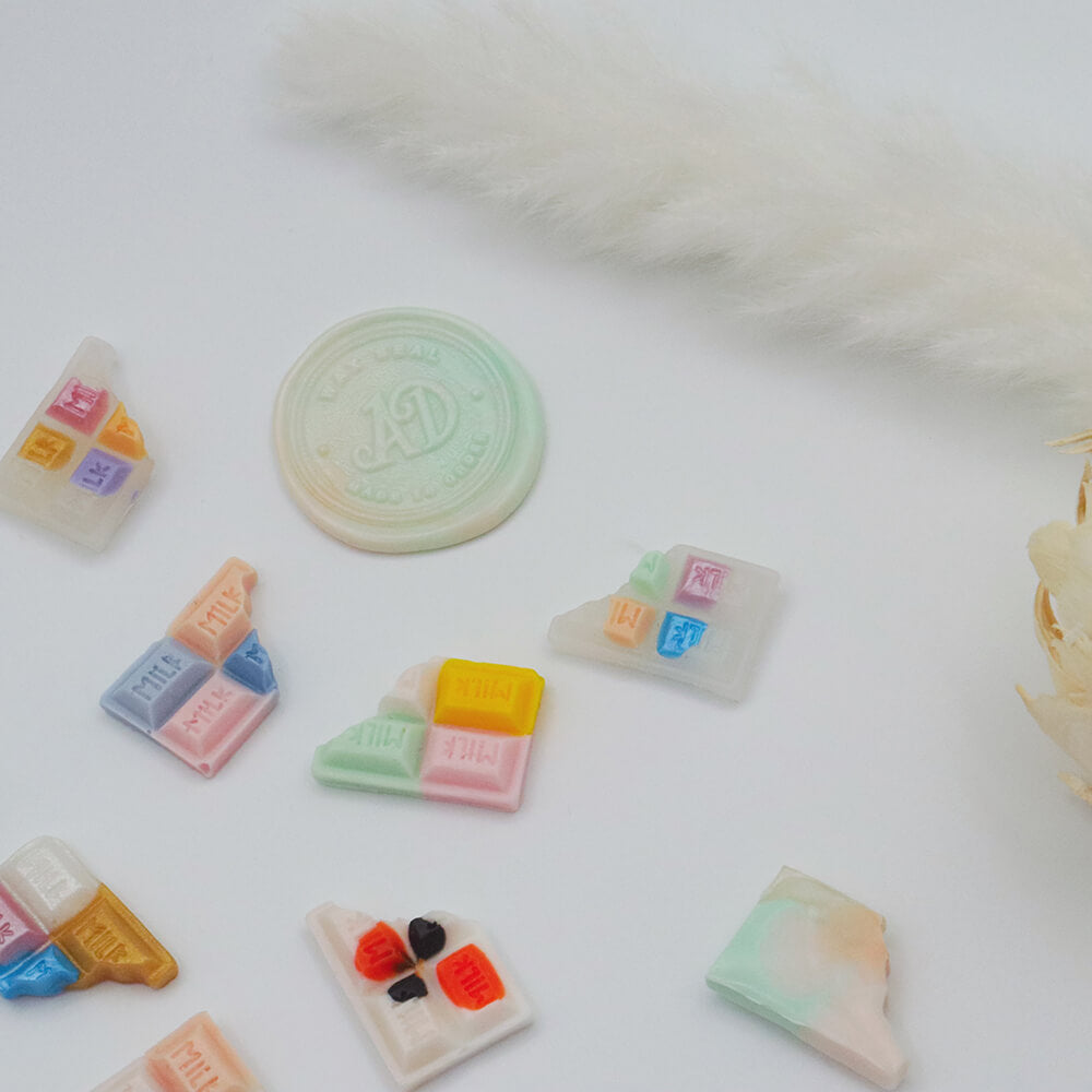 Chocolate Bar Shaped Sealing Wax Blocks Collection